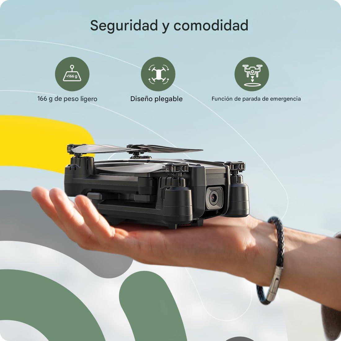 Drone SkyGuard Pro™ | Voa como um piloto experiente sem medo de perder o teu drone — Envio GRÁTIS (Hoje: Auscultadores Envolventes Grátis + Dupla câmara 4K + 2 baterias + Mala incluída)