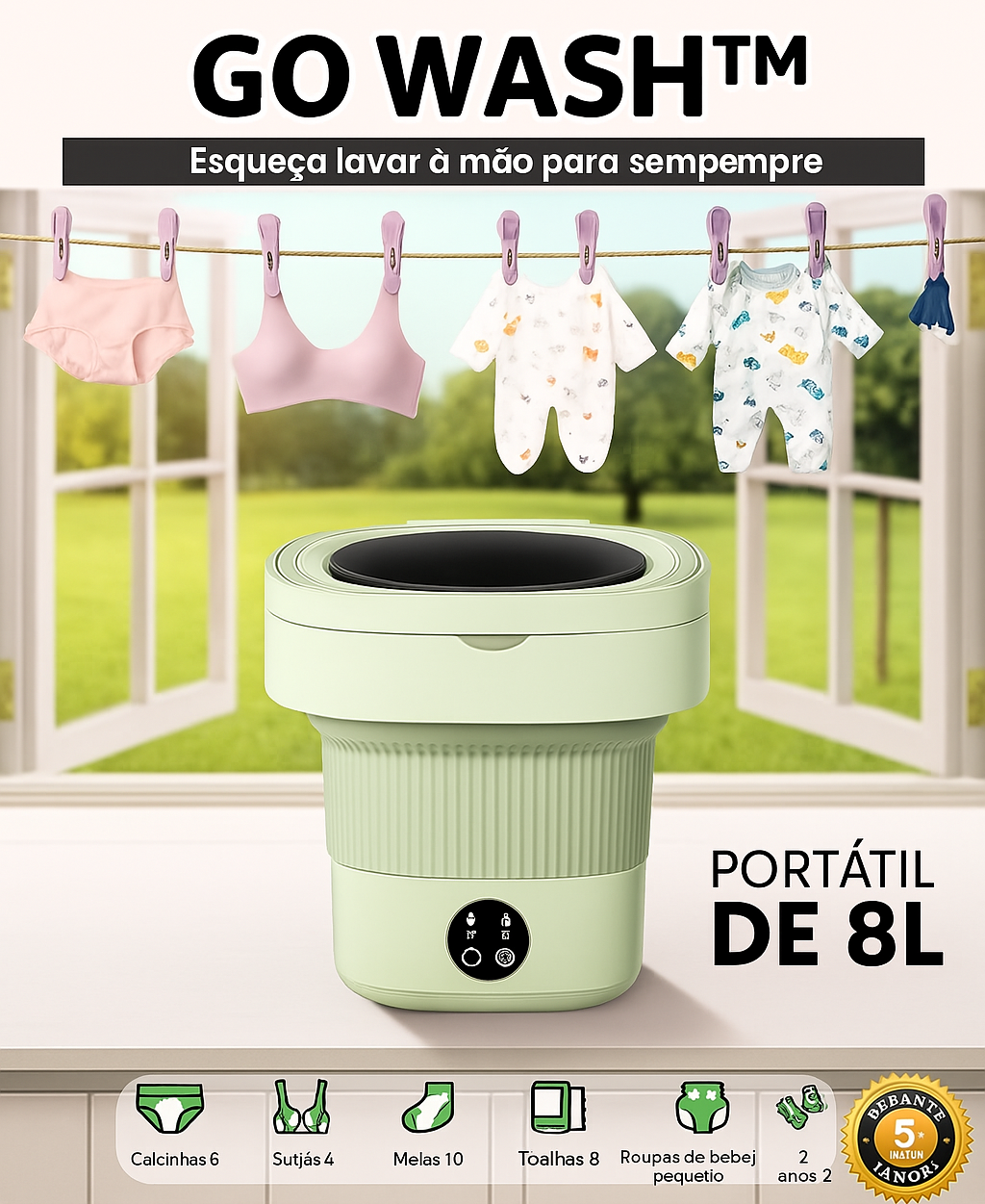 GoWash™ - O poder de uma lavadora na sua mão