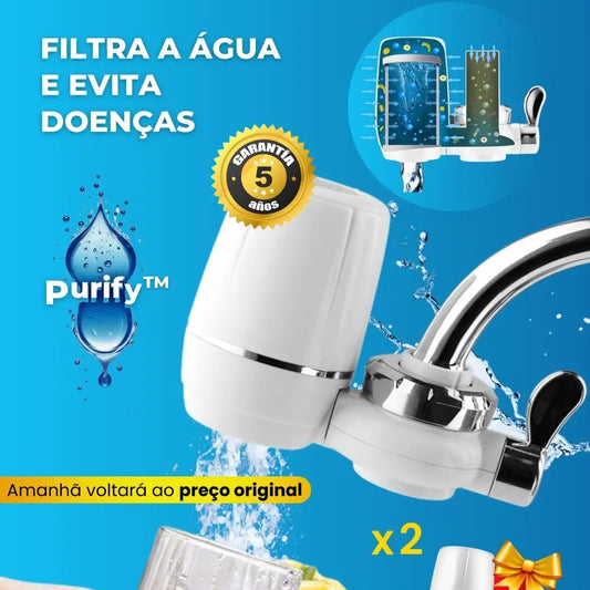 PURIFY™ - Elimina os agentes contaminantes da água e protege a tua família.