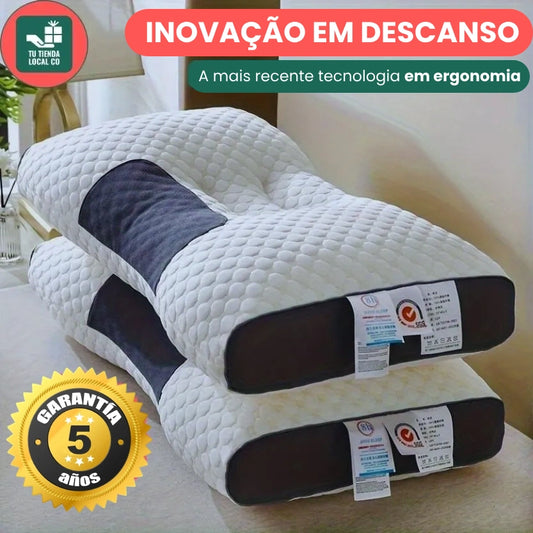 LuxeRest™ - Eliminarás a dor no pescoço para voltar a dormir como um bebê (Resultados desde a primeira noite).