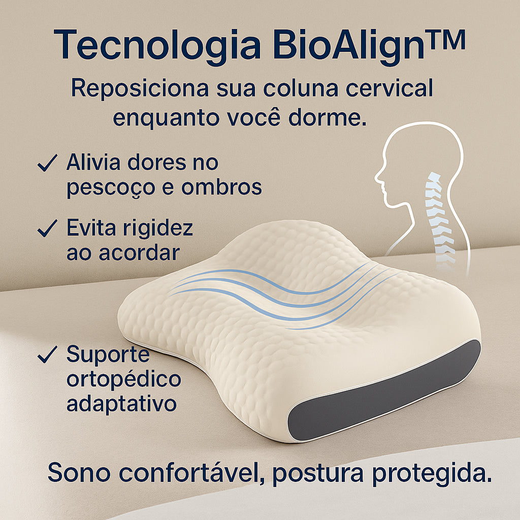 SLEEPFORM™ - Eliminarás a dor no pescoço para voltar a dormir como um bebê (Resultados desde a primeira noite) +HOJE REGALO Almofada Viagem