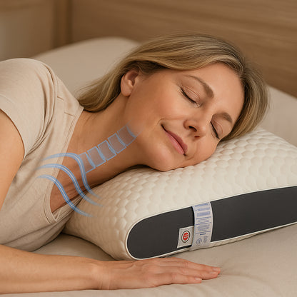 SLEEPFORM™ - Eliminarás a dor no pescoço para voltar a dormir como um bebê (Resultados desde a primeira noite) +HOJE REGALO Almofada Viagem