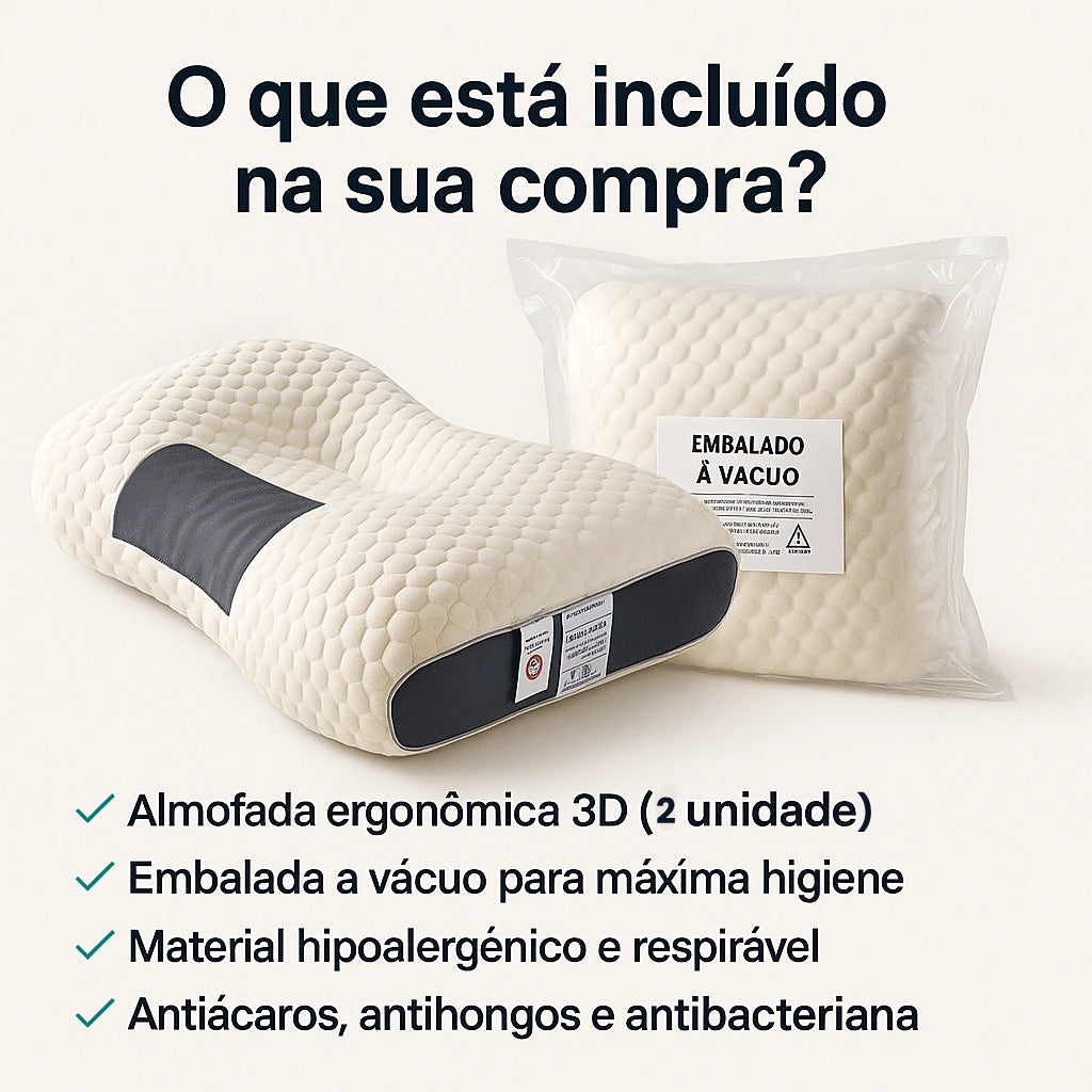 SLEEPFORM™ - Eliminarás a dor no pescoço para voltar a dormir como um bebê (Resultados desde a primeira noite) +HOJE REGALO Almofada Viagem