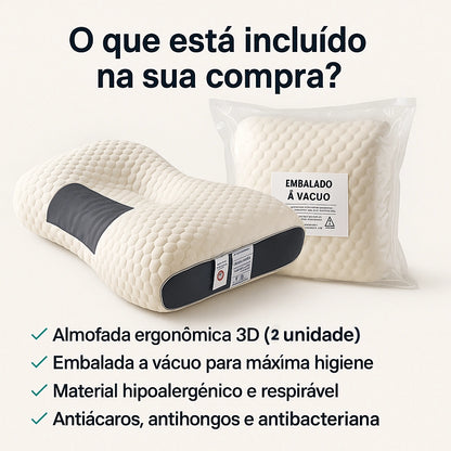 SLEEPFORM™ - Eliminarás a dor no pescoço para voltar a dormir como um bebê (Resultados desde a primeira noite) +HOJE REGALO Almofada Viagem