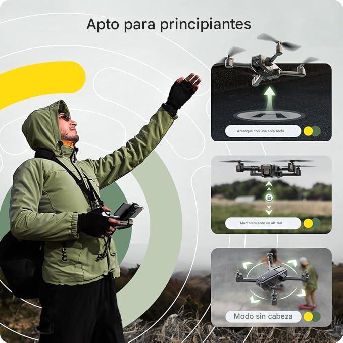 Drone SkyGuard Pro™ | Voa como um piloto experiente sem medo de perder o teu drone — Envio GRÁTIS (Hoje: Auscultadores Envolventes Grátis + Dupla câmara 4K + 2 baterias + Mala incluída)
