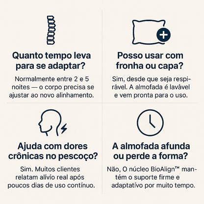 SLEEPFORM™ - Eliminarás a dor no pescoço para voltar a dormir como um bebê (Resultados desde a primeira noite) +HOJE REGALO Almofada Viagem