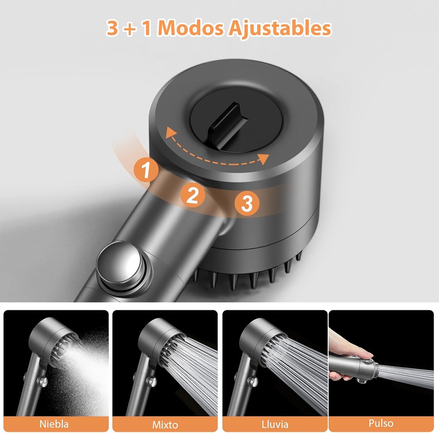 1 + 1 GRÁTIS | HYDROLUXE ORIGINAL™ - Elimina o cloro e o calcário do seu duche. E aumenta a pressão poupando água em cada utilização. Inclui 2 filtros extra. (+Envio GRÁTIS)