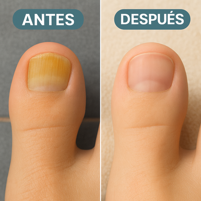 Óleo Natural MycoStop™ – Unhas prontas para praia e piscina: elimina fungos desde a raiz e apaga o amarelo (Com remédios naturais + Envio GRÁTIS)