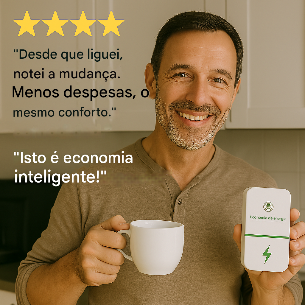 1 + 1 GRÁTIS | PowerSAVE™ – Elimina os picos de tensão e reduz a fatura da luz. *Sem necessidade de manutenção.