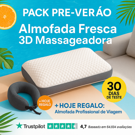 SLEEPFORM™ - Eliminarás a dor no pescoço para voltar a dormir como um bebê (Resultados desde a primeira noite) +HOJE REGALO Almofada Viagem