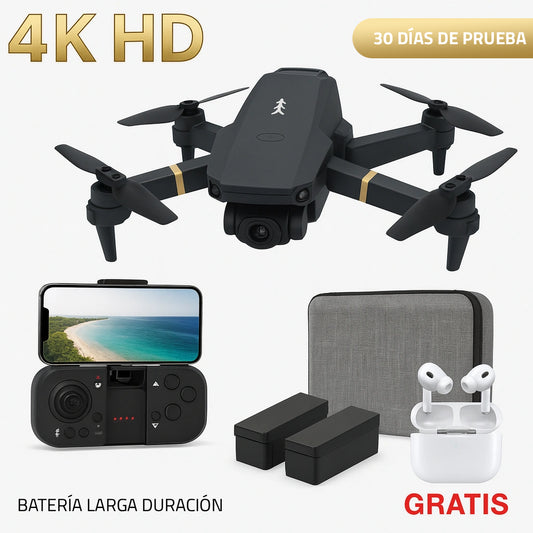Drone SkyGuard Pro™ | Voa como um piloto experiente sem medo de perder o teu drone — Envio GRÁTIS (Hoje: Auscultadores Envolventes Grátis + Dupla câmara 4K + 2 baterias + Mala incluída)