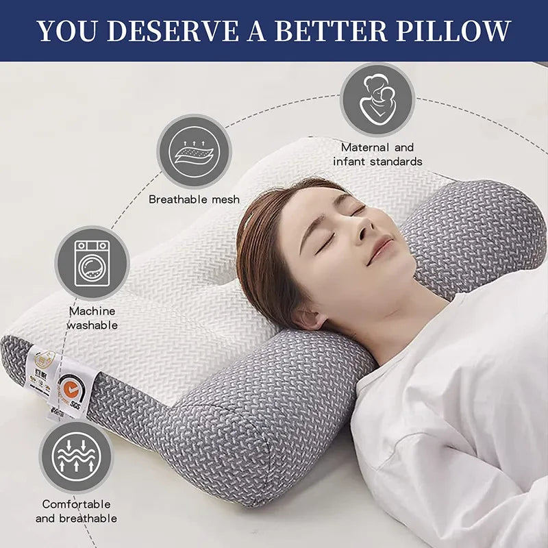 1+1 GRÁTIS | CONFORTSLEEP™ - A única almofada viscoelástica do mercado com suporte para a curvatura do pescoço. (Inclui capas GRÁTIS + 30 noites de teste)