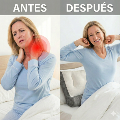 1+1 GRÁTIS | CONFORTSLEEP™ - A única almofada viscoelástica do mercado com suporte para a curvatura do pescoço. (Inclui capas GRÁTIS + 30 noites de teste)