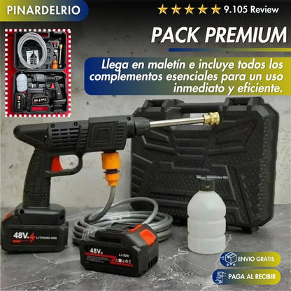 Hidrolavadora WaterJET PRO™ (Hoje 2 baterias GRÁTIS) + MOTOSERRA A BATERIA GRÁTIS enquanto durarem os stocks 0