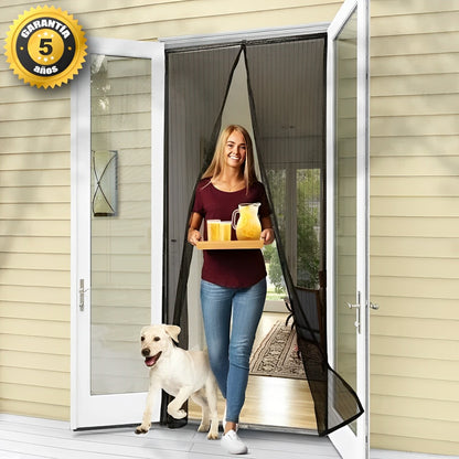 2 x MagneticPRO ORIGINAL™ – A inovadora mosquiteira magnética com fecho automático (Tamanho UNIVERSAL 1m x 2m, compatível com qualquer superfície)